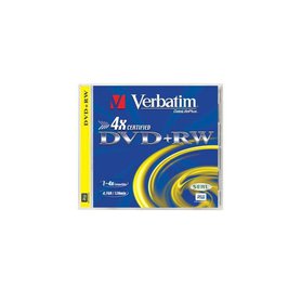 DVD+RW Verbatim 4,7GB 4x JEWEL 1ks (43565)